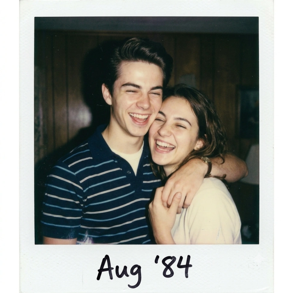 90s Polaroid Style Example