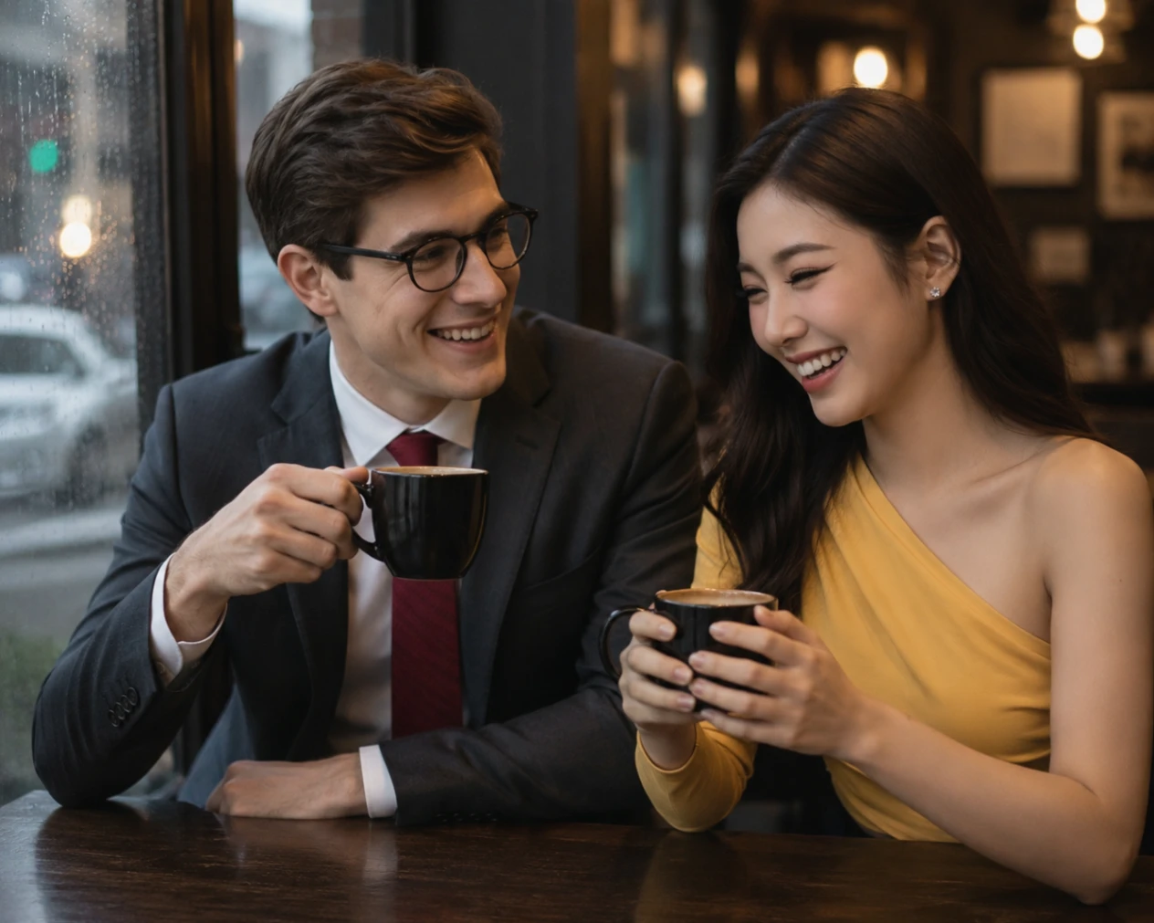 Aesthetic Café Date Example