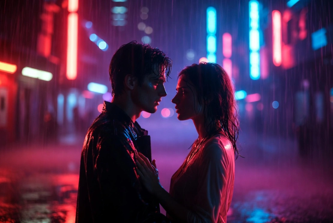 Custom Stylized Cyberpunk Couple Example